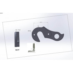 D619 derailleur hanger