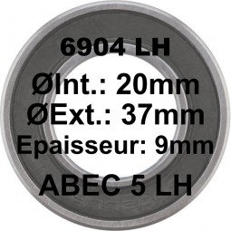 A5 Bearing | 6904 LH 20x37x9