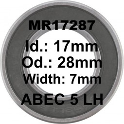 A5 Bearing | MR17287 LLB 17x28x7 ( 63803 D28)