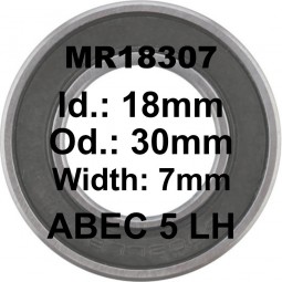 Roulement MR18307 LLB 18x30x7 (6903 D18) - ABEC 5