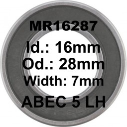 A5 Bearing | MR16287 LLB 16x28x7 (6902 D16)
