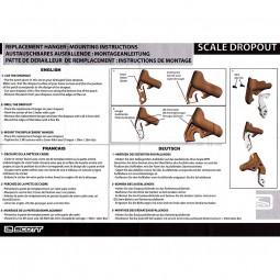 Patte de dérailleur MG1 pour SCOTT Scale et CR1 (sans patte démontable) - 204648