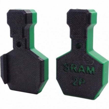 CMH Sram GREEN Brake Bleed / Maintenance Blocks 2-Pistons Calipers