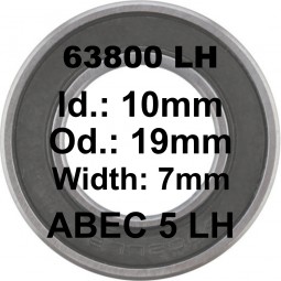 SGM Roulement 63800 LH 10x19x7 - ABEC 5