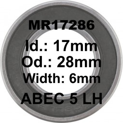 A5 Bearing | MR17286 LLB 17x28x6
