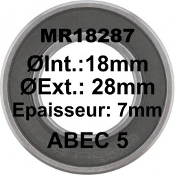 A5 Bearing | MR18287 LLB 18x28x7