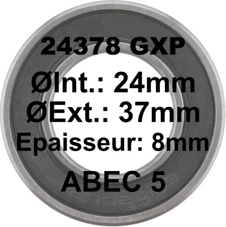 A5 Bearing |24378 SRAM GXP LH 24x37x8