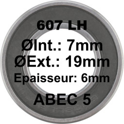 A5 Bearing | 607 LH 7x19x6