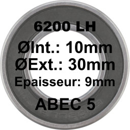 A5 Bearing | 6200 LH 10x30x9