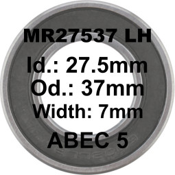A5 Bearing | MR27537 LH 27.5x37x7 (6805 D27.5)