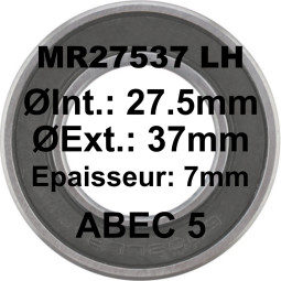 Roulement MR27537 LLB 27.5x37x7 (6805 D27.5) - ABEC 5