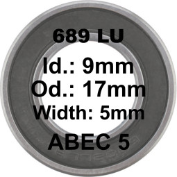 A5 Bearing | 689 LU 9x17x5