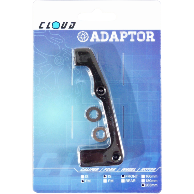 Adaptateur Frein Disque XLC BR-X109 - Postmount à Postmount - Avant Pour Disque 220 Mm - Noir - 9