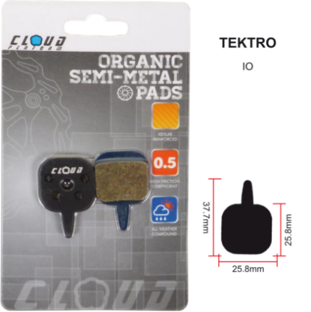 CLOUD Disc brake pads BP-08 Semi metal