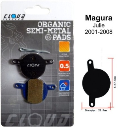 CLOUD Disc brake pads BP-12 Semi metal