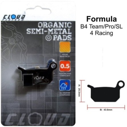 CLOUD Disc brake pads BP-16 Semi metal