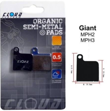 CLOUD Disc brake pads BP-21 Semi metal