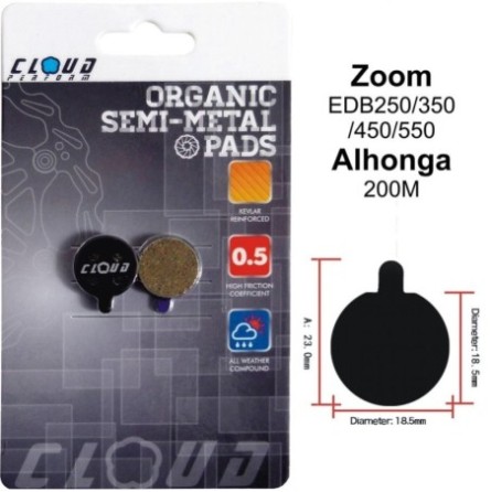 CLOUD Disc brake pads BP-23 Semi metal