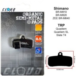 CLOUD Disc brake pads BP-43 Semi metal