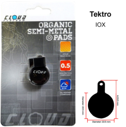 CLOUD Disc brake pads BP-46 Semi metal