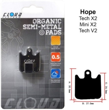 CLOUD Disc brake pads BP-48 Semi metal