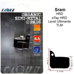 CLOUD Disc brake pads BP-54 Semi metal