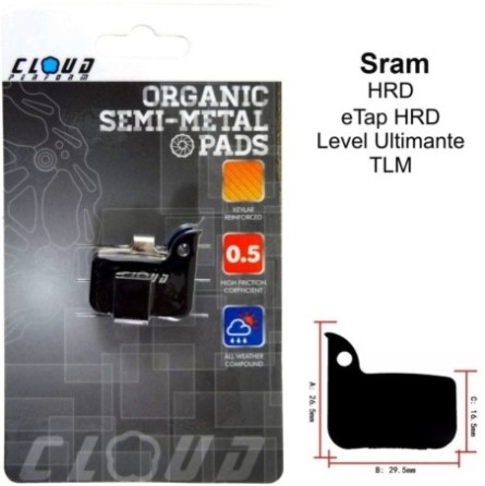 CLOUD Disc brake pads BP-54 Semi metal