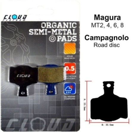 CLOUD Disc brake pads BP-55 Semi metal