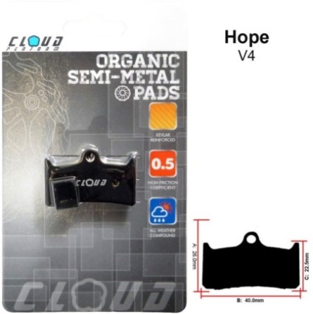CLOUD Disc brake pads BP-58 Semi metal