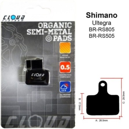 CLOUD Disc brake pads BP-64 Semi metal