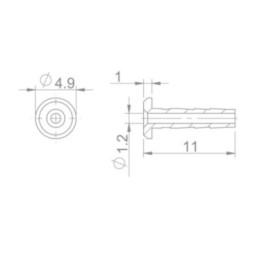 CLOUD Aiguille 2,1 mm pour frein FORMULA