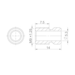 CLOUD Compression Hose Nut M9 MAGURA