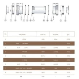 CLOUD BSA Threaded Bottom Bracket 24mm (Shimano)