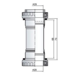 CLOUD BSA Threaded Bottom Bracket 29mm (Sram Dub)