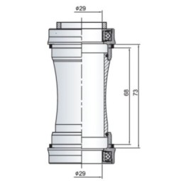CLOUD BB30 Bottom Bracket 29mm (Sram Dub)