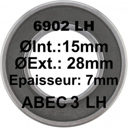 A5 Bearing | 6902 LH 15x28x7 (61902)