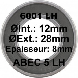 A5 Bearing | 6001 LH 12x28x8