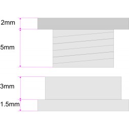 Nut and Bolt for derailleur hanger and frame attachment