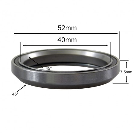 ELVEDES MR171 40 × 52 × 7.5 (45°×45°) Bearing
