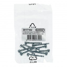 ELVEDES Vis de Fixation de Plaquettes Shimano/Magura/Tektro/Formula - M4x27mm (x10)