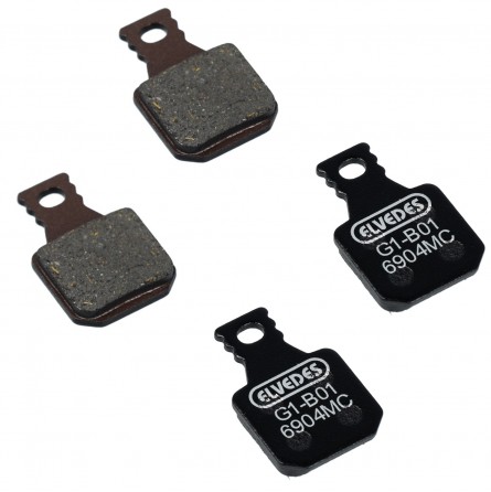 ELVEDES Disc Brake Pads for Magura - Semi-Metallic