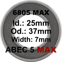 ELVEDES 6805 MAX 25x37x7 Bearing