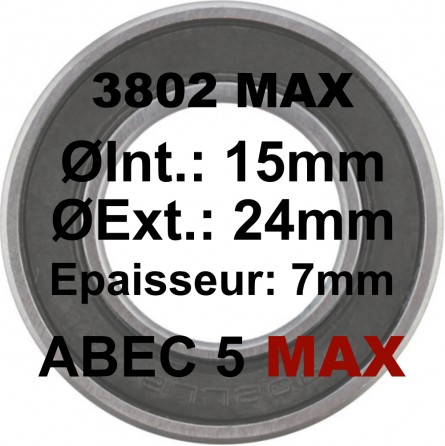 ELVEDES 3802 MAX 15x24x7 Bearing
