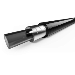 ELVEDES 10m Brake Cable Housing with Liner Ø4,9mm - Black