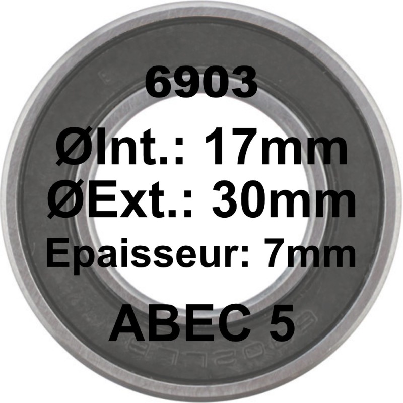 A5 Bearing | 6903 LH 17x30x7 (61903)