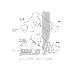 Patte de dérailleur D319