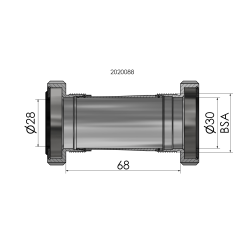 ELVEDES BSA Bottom Bracket - 28-30mm Praxis Road/MTB