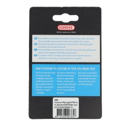 ELVEDES Disc Brake Pads for Formula 4 - Organic