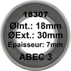 A3 Bearing |18307 2RS 18x30x7