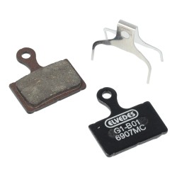 ELVEDES Disc Brake Pads for Shimano (K-type) TRP, Tektro - Semi-Metallic